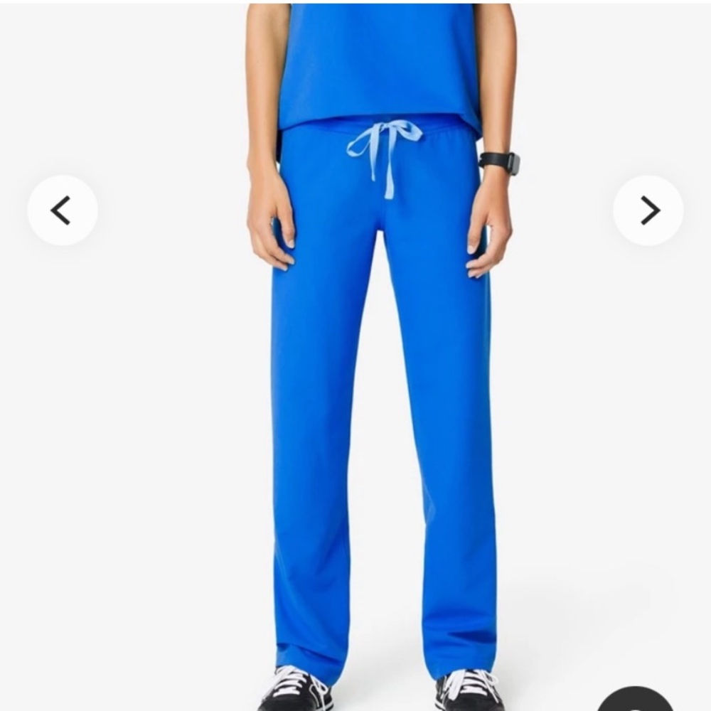 Figs Royal Blue Yola Pants